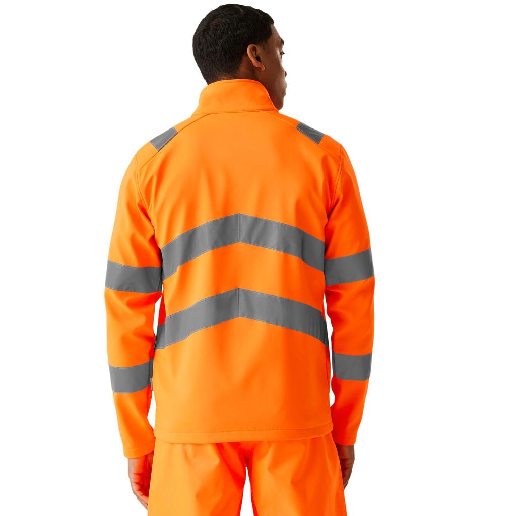 Regatta Professional Men's 2 Layer Hi-Vis Soft Shell Jacket