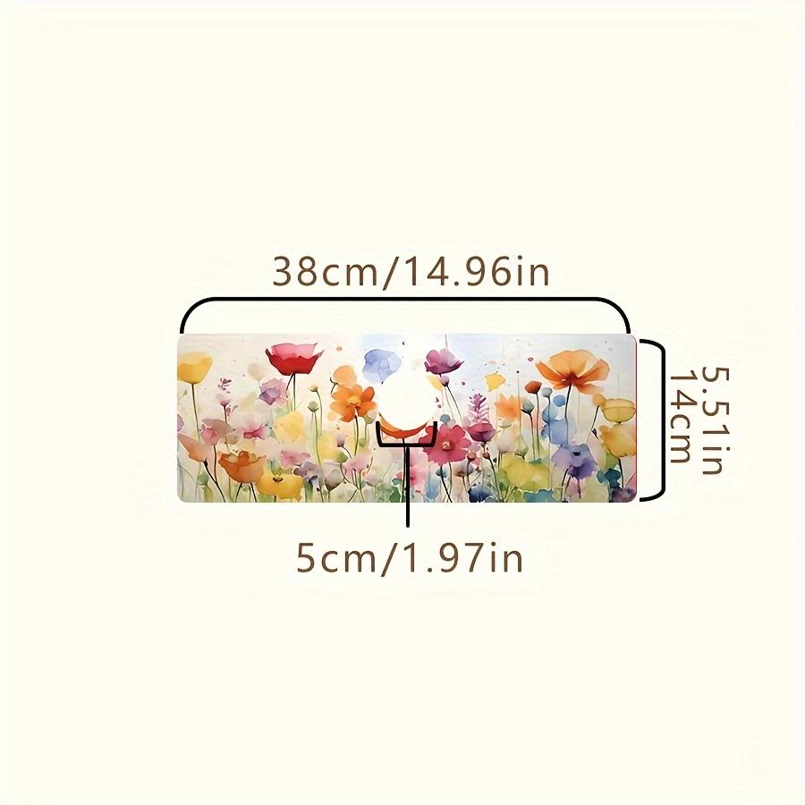 1Pcs Floral Starfis Faucet Absorbent Mat, Drainage Pad, Kitchen Sink, Countertop Drain Pad, Diatomaceous Mud Washbasin, Cuttable Quick Drying Pad