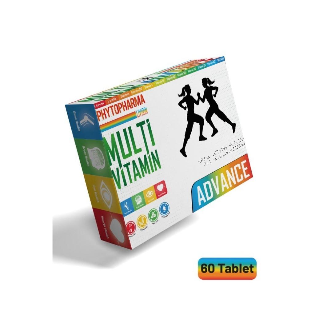 Multivitamin-Nahrungsergänzungsmittel 60 Tabletten