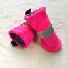 4 piezas Suministros de verano para mascotas Perro mascota Zapatos para perro Transpirables Resistentes al desgaste Antideslizantes Zapatos de suela blanda No les encanta que se caigan los zapatos