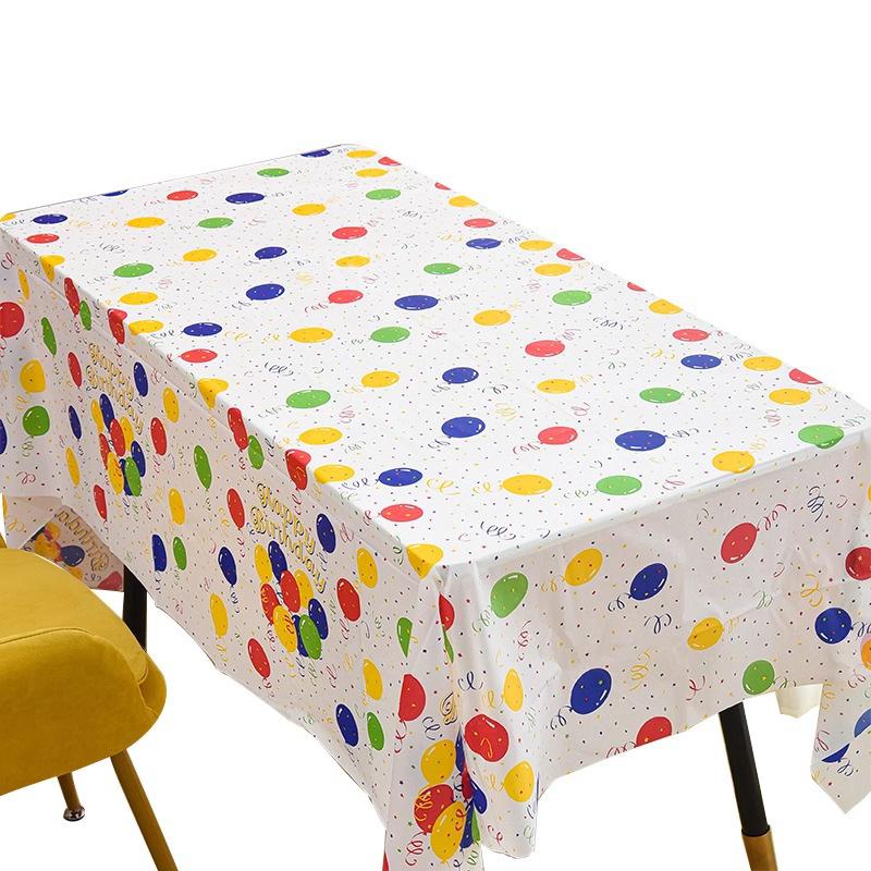 Children'S First Birthday Decoration Scene Arrangement Boys And Girls Atmosphere Props Happy Birthday Tablecloth Decorations