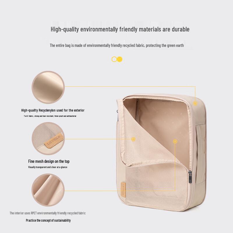 LEVEL8 FOLD GO 4-Piece Travel Organizer Set