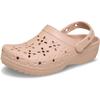 Crocs Classic Floral Cut Out Clog, Pink Caramel, 25cm