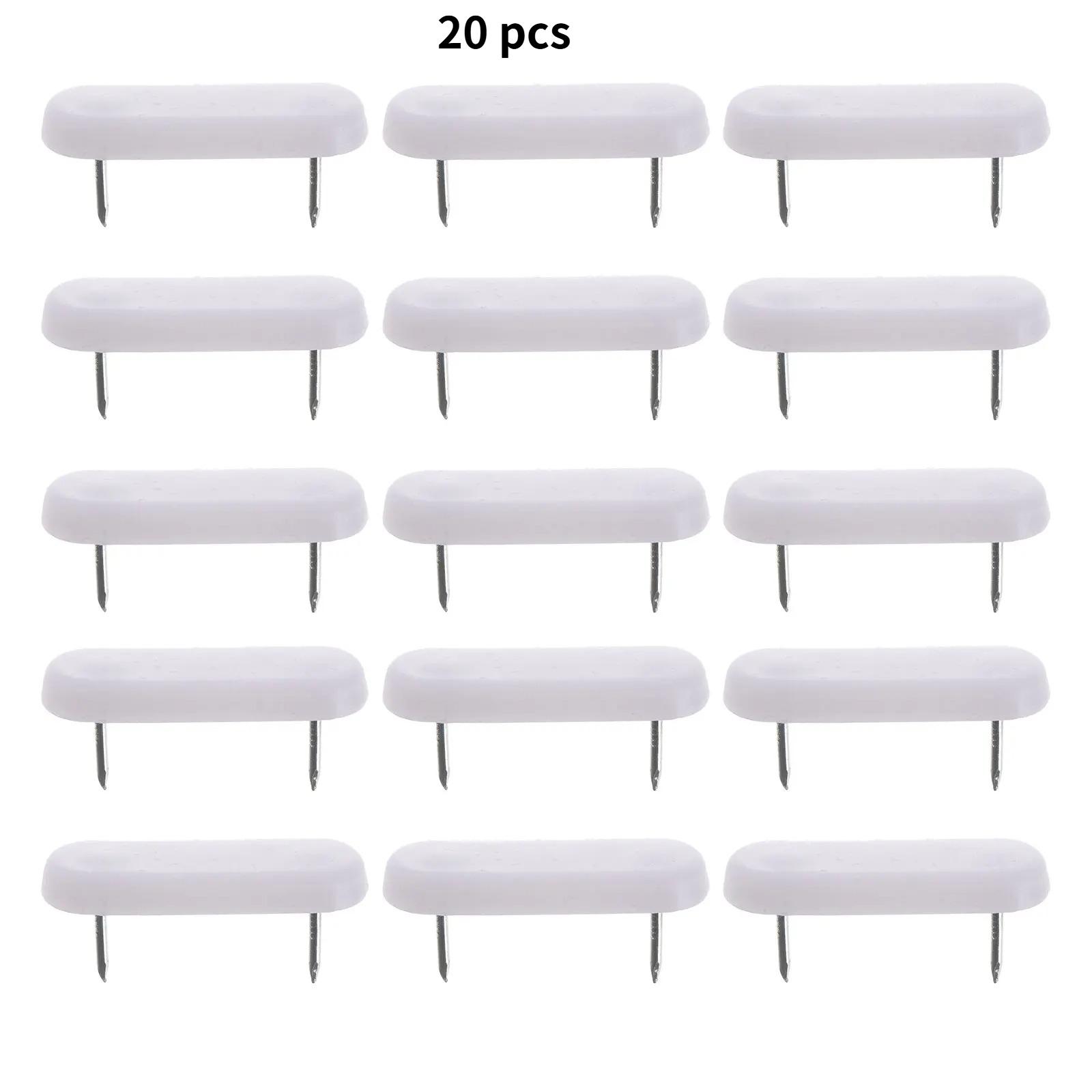 

20Pcs Chair Feet Pads Heavy Duty Furniture Leg Glides Non-Slip Protection for Wooden Floors Easy Install Double Pin Design