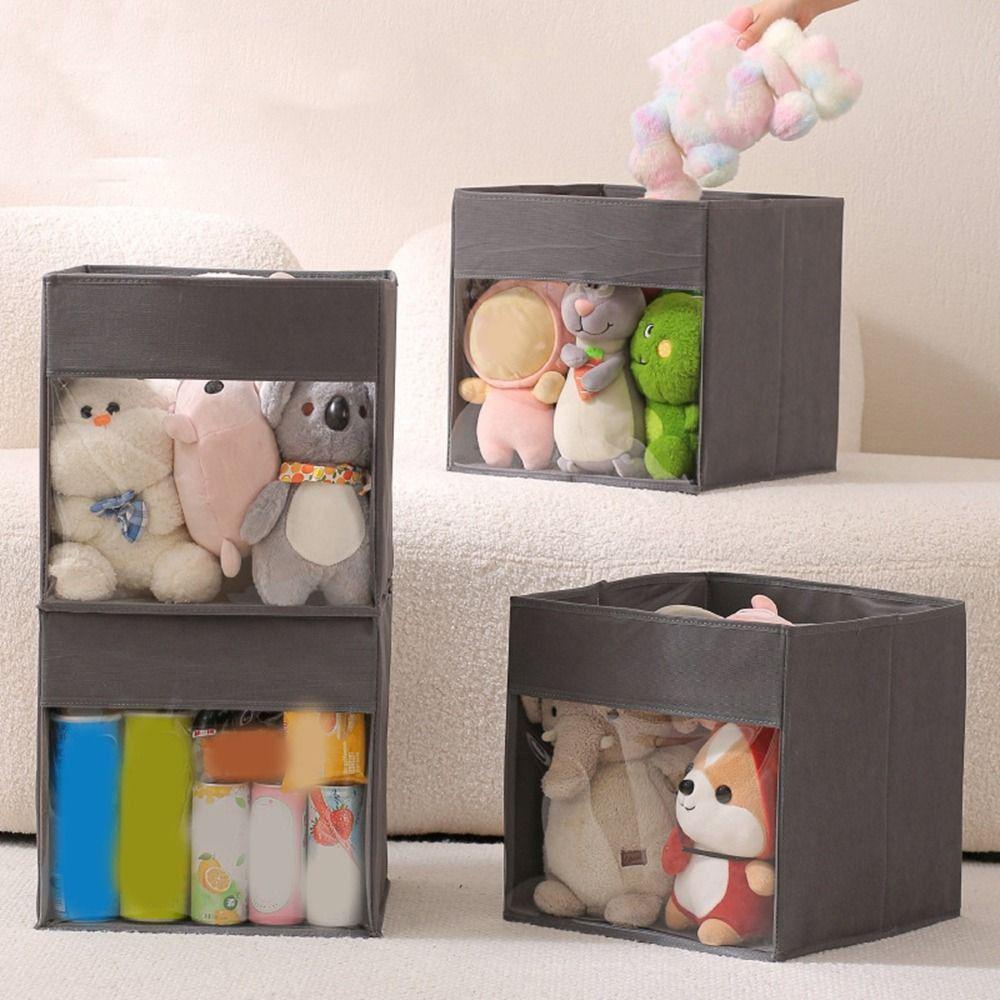 Non-woven Fabric Comic Book Bag Large Capacity Miscellaneous Storage Box Toy Organizer  for Home