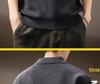 Men's Winter Heavyweight Henley Collar Retro Knit Sweater