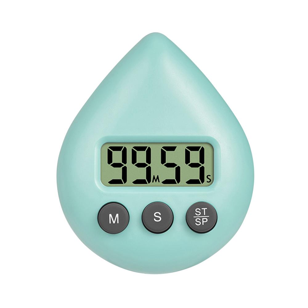 1-99 Minutes Electronic Digital Timer Loud Alarm Water Drop Shape Countdown Timer For Cooking Studying Homework Exercise Gadget