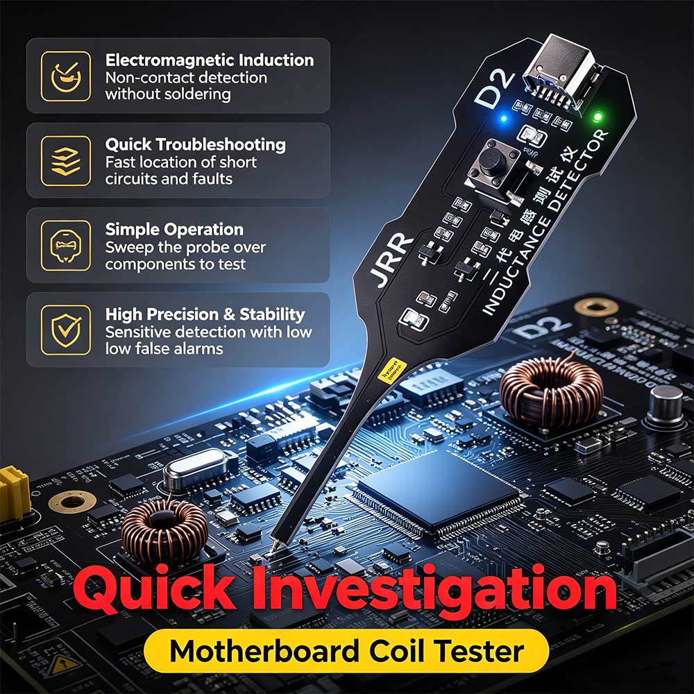 Quick Investigation Inductor Detector Tool Quick Fault Check Tool Electronics Repair