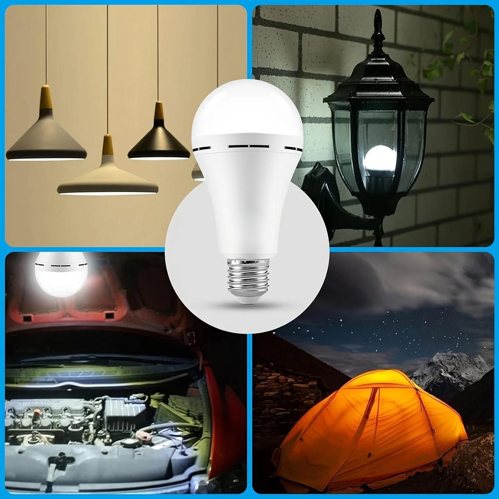 LED Rechargeable Bulb Light E27 9W/15W 1500mAh Emergency Bulb 85-265V for Home Power Outdoor Camping Failure Porch Garden Lamp