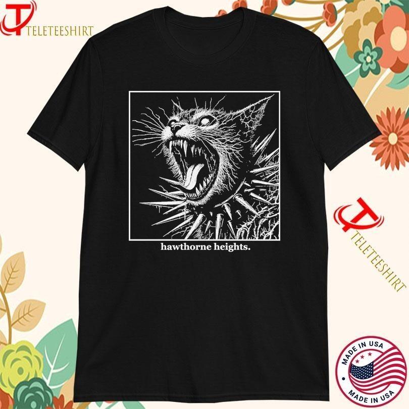 

NEW Hawthorne Heights Goth Cat T-shirts Black Cotton All size S-345XL HRT97 Unisex T-Shirt XXXXL