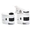 Portable 100X Magnification Mini Microscope for Smartphones with LED Illuminatiing and Clip On Design Jewels Magnifier