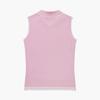 LECOQ GOLF Women'S Dry Ribbed Sleeveless Sweater _Pink Gr222Lkp52
