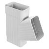 Downspout Gutter Y Connector 1.97x3.15 Rainwater Drainage Y Fitting Exterior Residential Downspout Extension for Roof Runoff