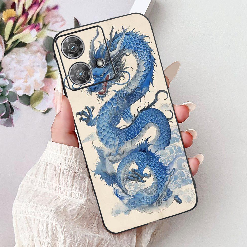 For Motorola Edge 40 Neo Case XT2307-1 Fashion Luxury Cute Cartoon Silicone Shockproof Bumper For Motorola Edge 40Neo Back Cover