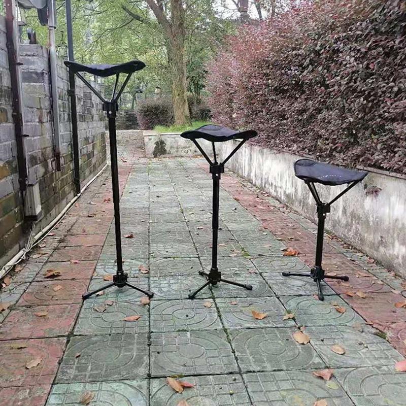 Outdoor Portable Fishing Chairs Casting Folding Stool Triangle Fishing Foldable Chairs Convenient Fishing Accessories