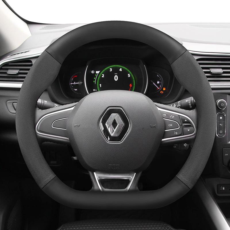 Für Renault Lenkradbezüge: Mégane 3, 2, 4, Clio 4, 5, Trafic, Scenic 2, Austral, Kangoo, Arkana, Kadjar. Zubehör.