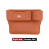 For KIA Leather Car Seat Crevice Storage Box Seat Slit Gap Organizer Bag K5 K2 Rio Optima Sportage Venga Sorento Stonic ForteZF8