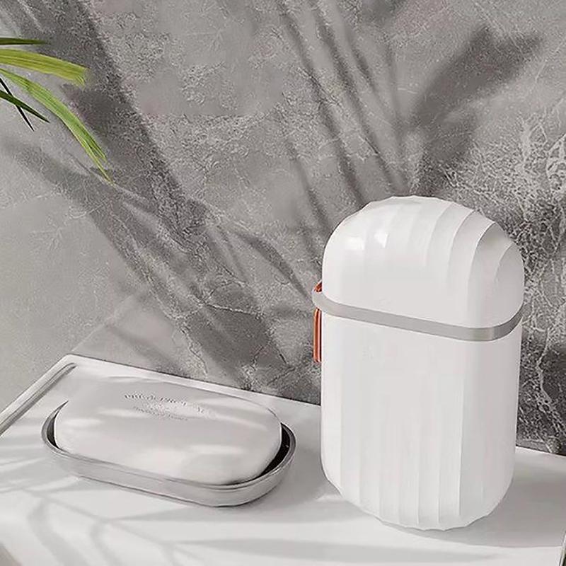 1Pc Portable Soap Dishes Sealed Storage Box Waterproof Travel Home Bathroom Soap Box Outdoor Storage Box Soap Box Organizer Tray