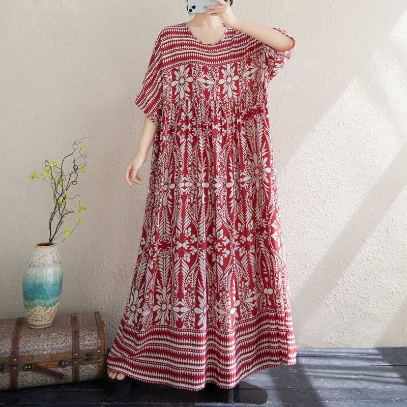 New Women's Loose Bohemian Artistic Dress