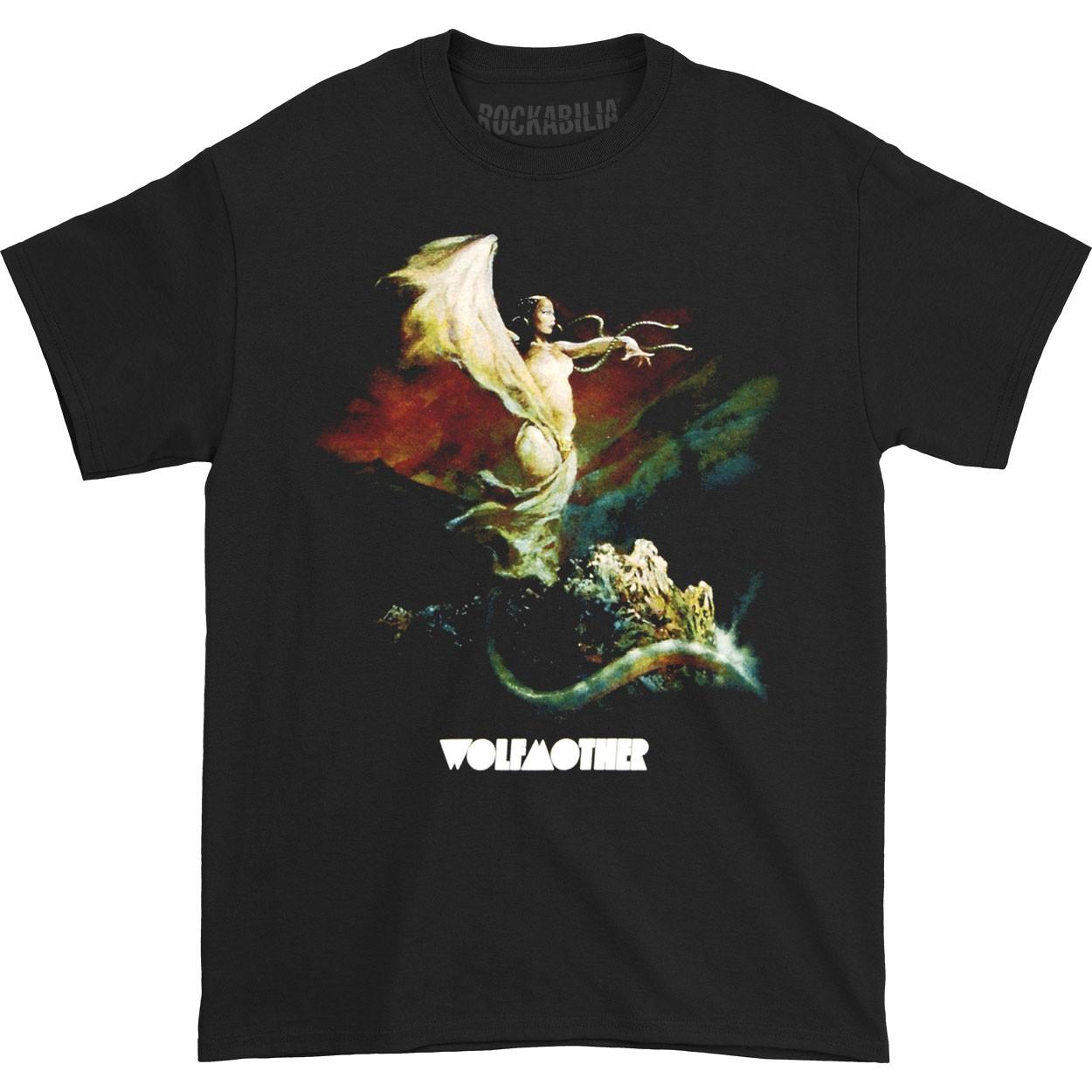 Boys  Wolfmother Album Cover T-shirt Youth Medium Black M