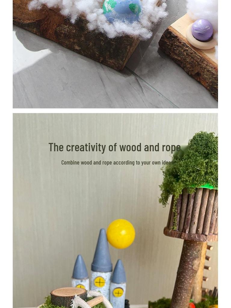 DIY Wooden Treehouse Building Kit for Kids: Creative & Educational Toy