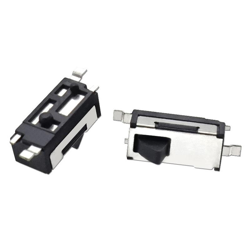 10Pcs Kfc-W-03 Limit Camera Reset Micro Silent Switch 2Pin Black Inner Spring Detection Light Touch Key Type Travel Switch