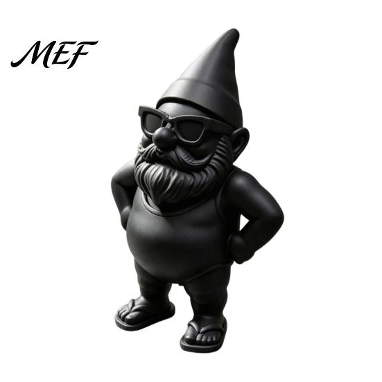 Creative Holiday Gifts for Friends 3D Printed Beach Gnome Statue with Swimsuit Sunglasses, Waterproof Decorative Durable Fade Resistant Decorations