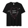 Sångare Harry Styles Mode Glad Fine Line Tryck 2026 T-shirts Vardaglig T-shirt Herr Dam Lös Överdimensionerad Kortärmad T-shirt