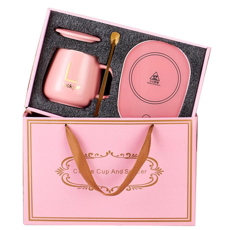 55° Temperature-Regulating Ceramic Coffee Mug Gift Set