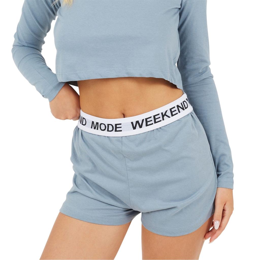 BRAVE SOUL Womens/Ladies Weekend Mode Plain Loungewear Set