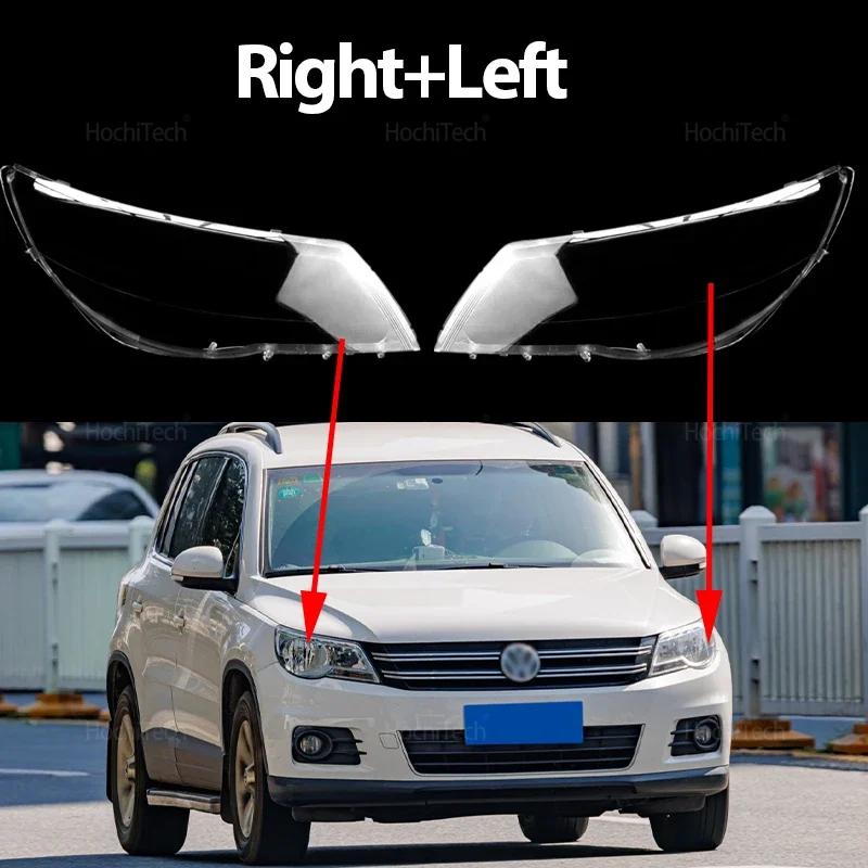 

Крышка линзы передней фары автомобиля Автомобильные фары Плафон Прозрачные абажуры Корпус фары для Volkswagen VW Tiguan 5N 2009-2012