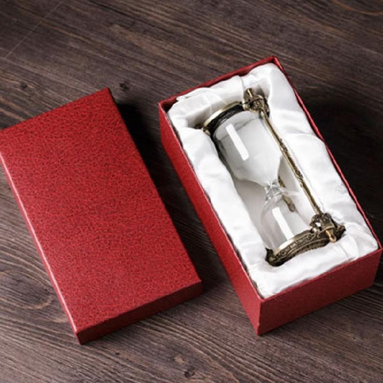 Europäische Antike Sanduhr 15/30 Minuten Stundenglas Drehende Sanduhr Ständer für Heimdekorationen und Funktionale Zeitmessung