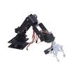 Six-Axis DIY Programmable Robotic Arm Kit with Servo Gimbal and Claw Platform