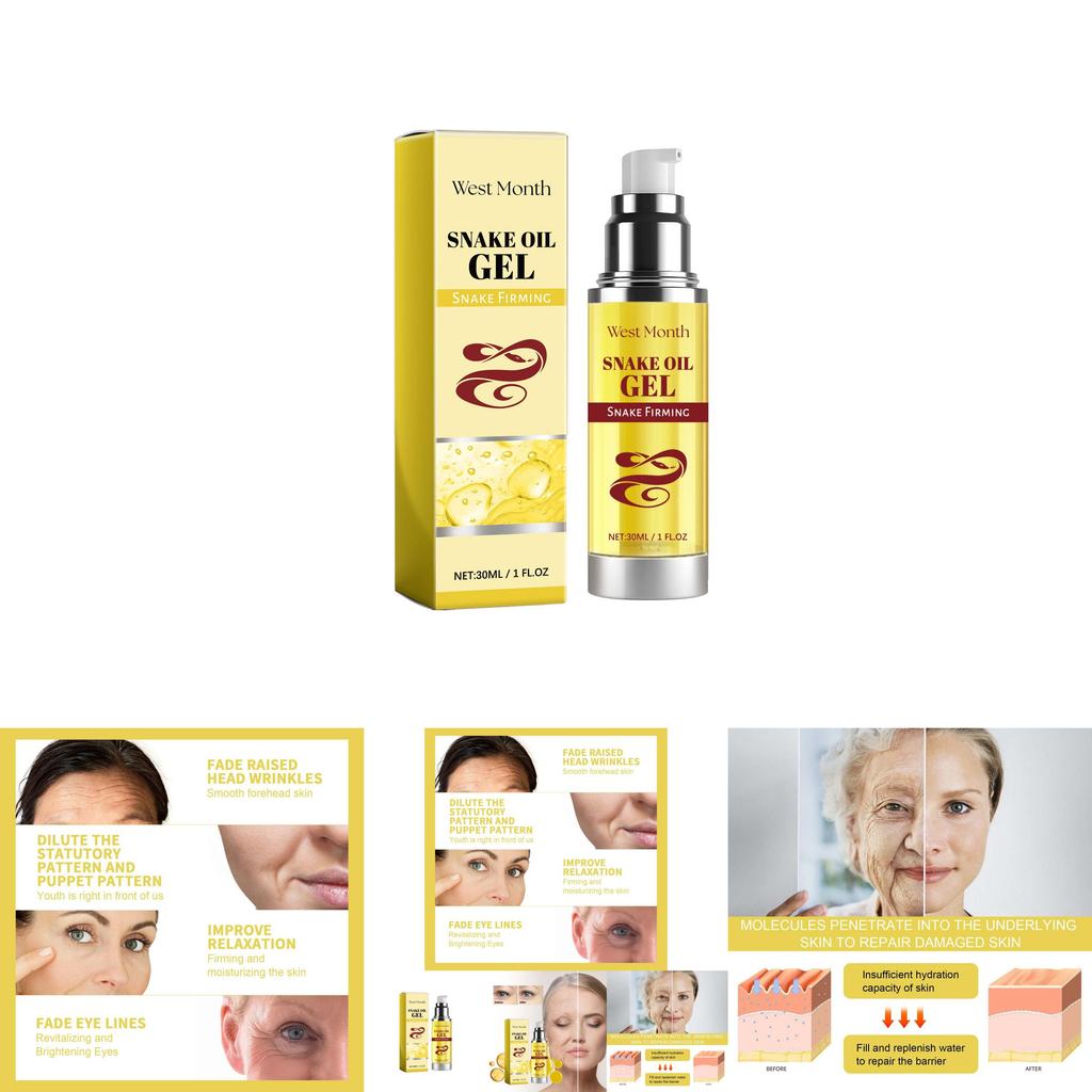 West Month Snake Oil Essence Hydrating Brightening Anti-aging Serum For Skin Radiance