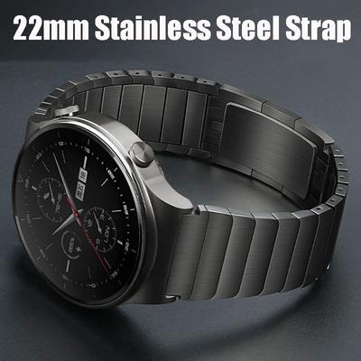 Luxuriöses Edelstahlarmband für Huawei Watch GT5 GT4 GT3 Pro/GT2 46mm Armband Metallarmband für Redmi Watch 5 Mi Watch S4 Huawei Watch 4/4pro/3/3pro/5