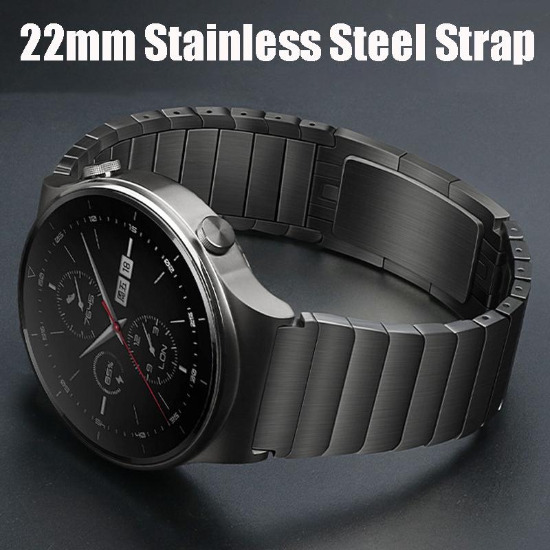 Luxury Stainless Steel Band For Huawei Watch GT5 GT4 GT3 Pro/GT2 46mm Strap Metal Bracelet for Redmi Watch 5 Mi Watch S4 Huawei Watch 4/4pro/3/3pro/5