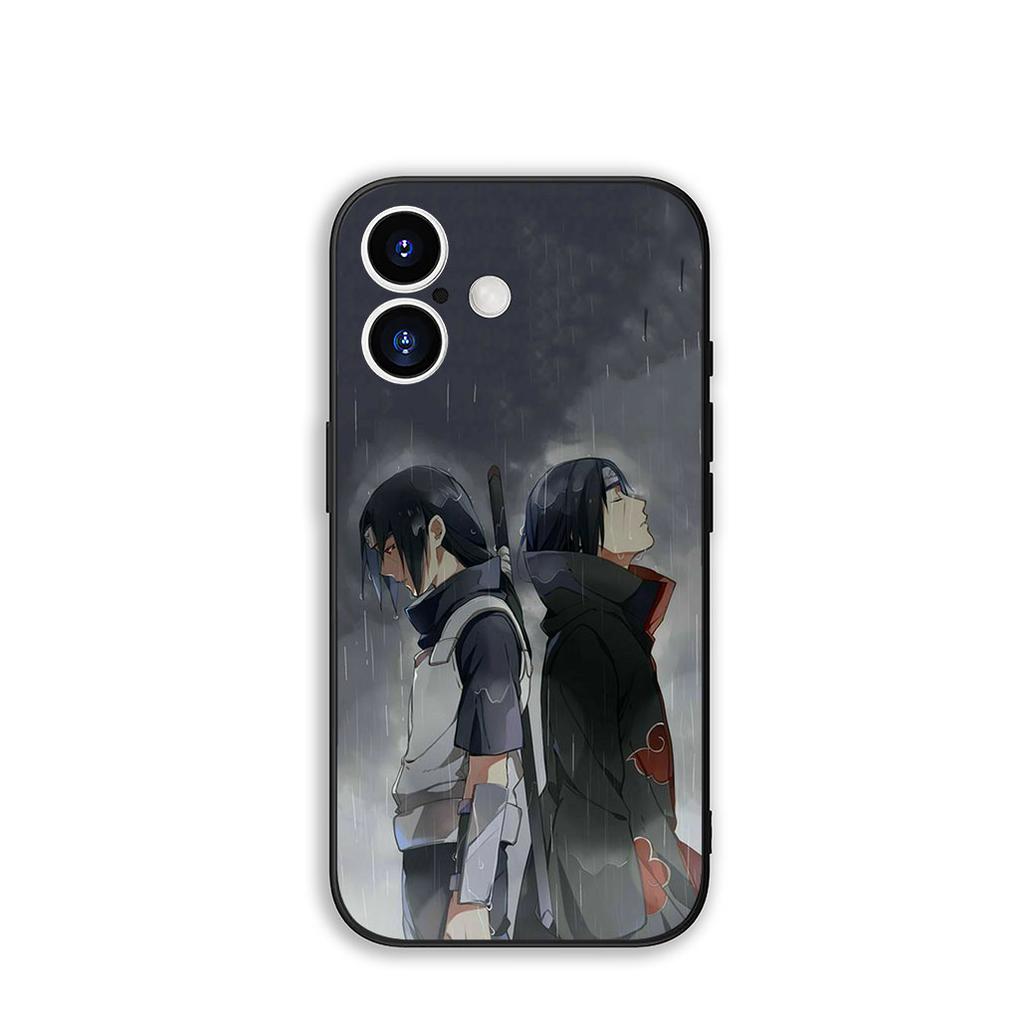 for Apple iPhone 16 15 14 Plus 13 12 Mini 17 Pro Max + 16E Air 16+ ProMax Phone Cover Case Narutos Comics Sasuke Uchiha Itachi
