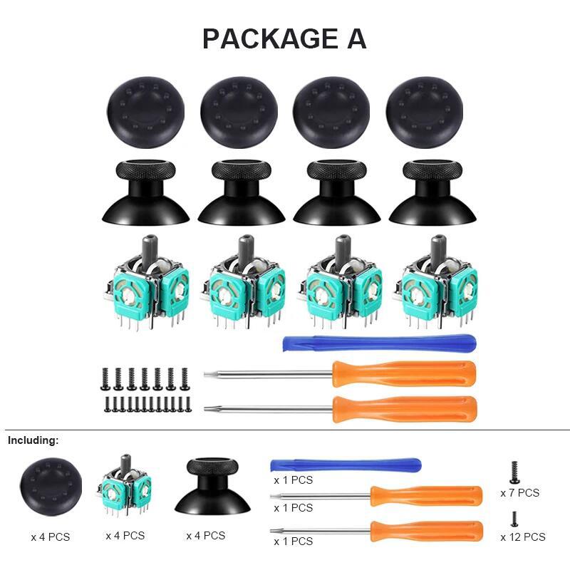 Replacement Joystick for Xbox One Control Analog Stick for Xbox Series X/S Controller Bump Repair Parts Accessories 5