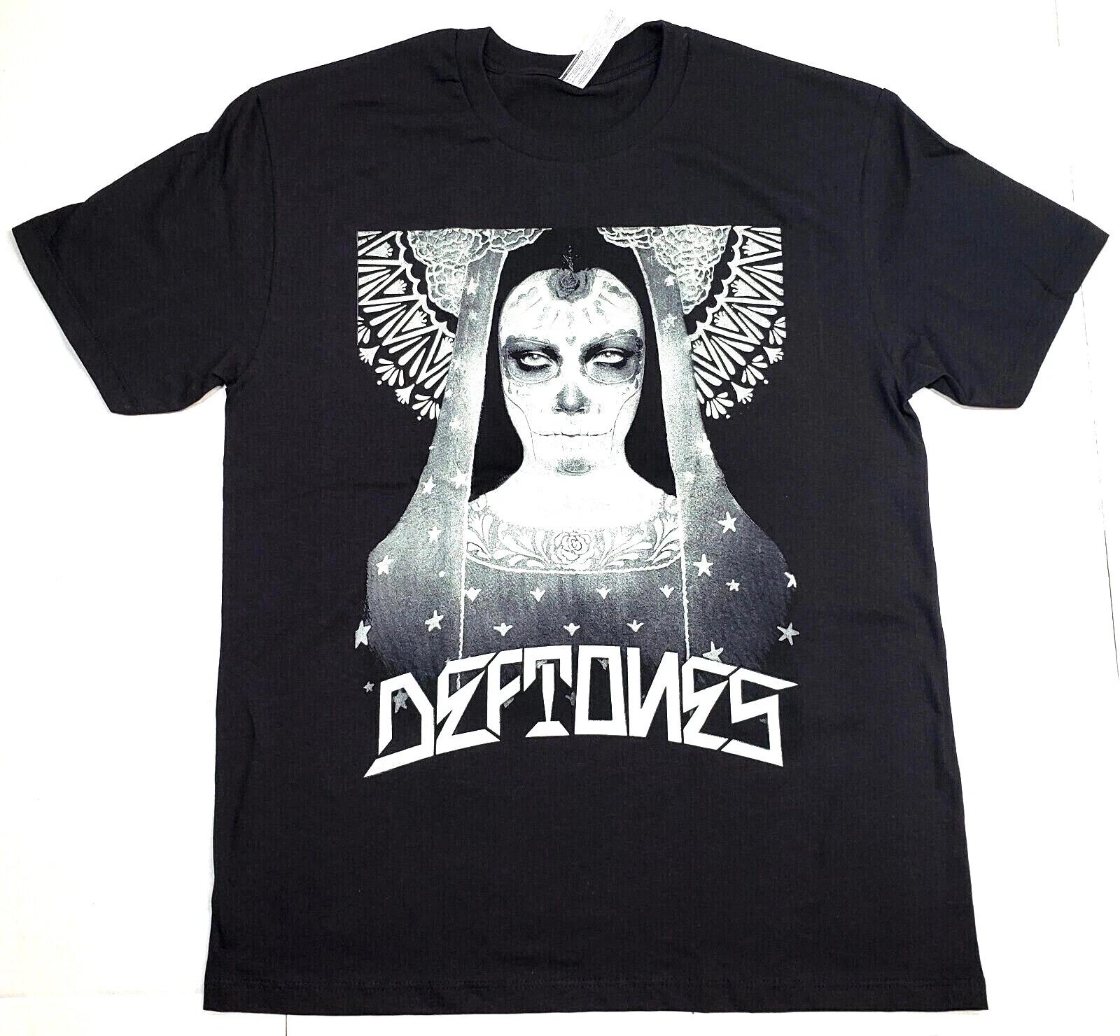 DEFTONES T-shirt Rock Music Nu Metal Skull Tee Adult Men s Black New S
