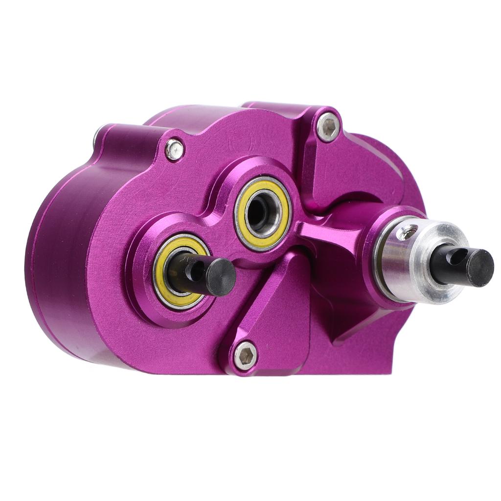 RC Car Gearbox With Chassis Aluminum Alloy Straight Axle Right Front Motor Accessories RC Car