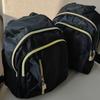 Women'S Backpack - Chic Black with Yellow Zipper Accents, Multiple Compartments, Adjustable Shoulder Straps, Casual Preppy Style