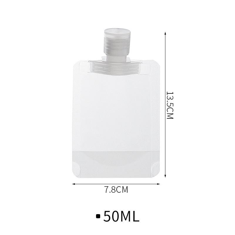 30/50/100ML Lotion Dispenser Bag Travel Reusable Pouches Shampoo Liquid Leakproof Refillable Cosmetic Packaging Storage Container