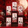 Bräutigam und Braut Chinesische Hochzeit Roter Umschlag Hochzeitskleid/Hanfu Chinesischer Stil Geldbörse Cartoon Mehrere Muster Rote Tasche