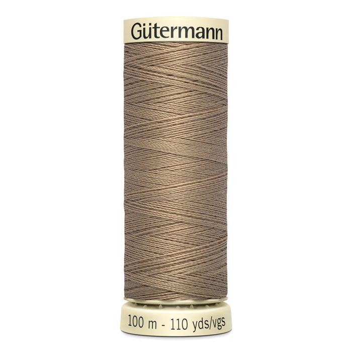 Fil à coudre 100% polyester Gutermann 1 Bobine - Att 868 - blé foncé