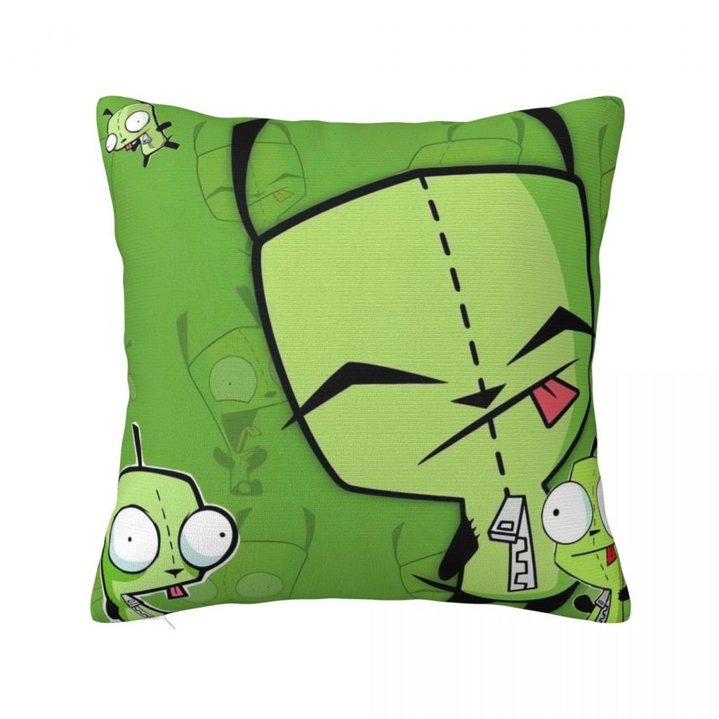 Invader Zim Gir Dib Robot Povlak na polštář Americký animovaný povlak na polštář na pohovku ložnici domácí dekorace Povlak na polštář Povlaky na polštáře Dárek