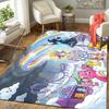 1Pc Rainbow Carnival Adventure Rug, Office Carpet Indoor Outdoor Doormat, Non-Slip, Comfortable, Living, Christmas Halloween, Xmas Gift Y1636