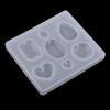 2 Piece Gem Diamond Silicone Pendant Mold DIY Jewelry Resin Craft Mould Tool