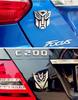 Autobots Badge Decepticons Logo Aluminum Alloy Stickers Transformation Toys Emblem Decal Phone Decoration Mobile Accessories 3D Kid Friendly