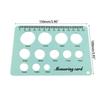 Durable Silicone Size Measure Flange Sizing Tools Nipple Ruler Breast Pump Measurement Tool