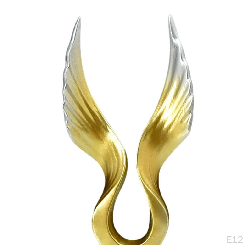 3/Angel Wing Statue Resin Figurine Sculpture Artwork Feng Shui European Style Miniature Animal Model